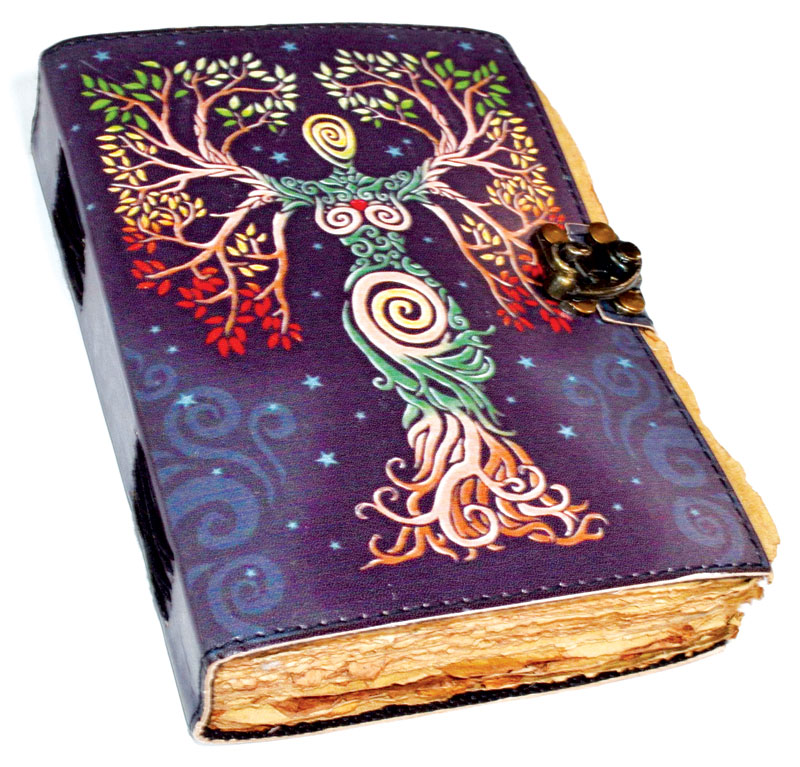 Goddess Aged Looking Paper Leather w/ Latch